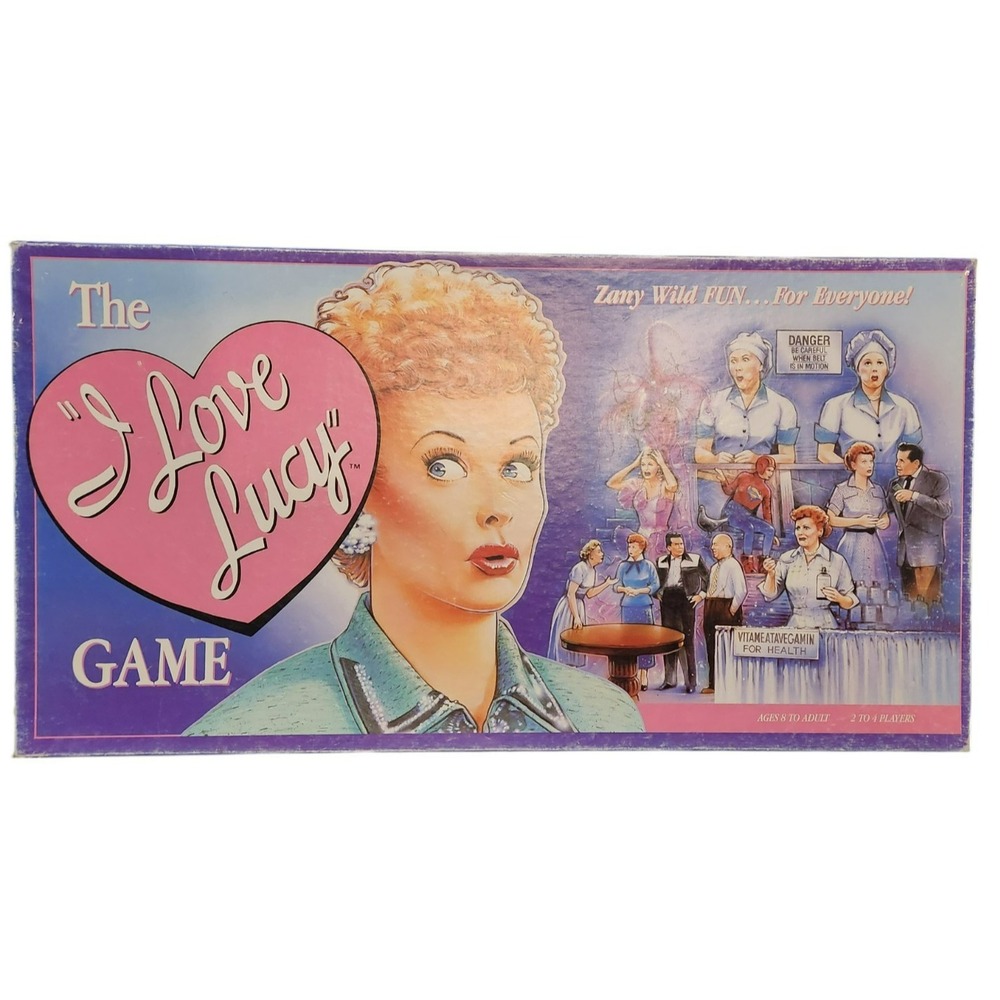 Vintage 1997 I Love Lucy Board Game Talicor Complete 2-4 Players Lucille Ball TV